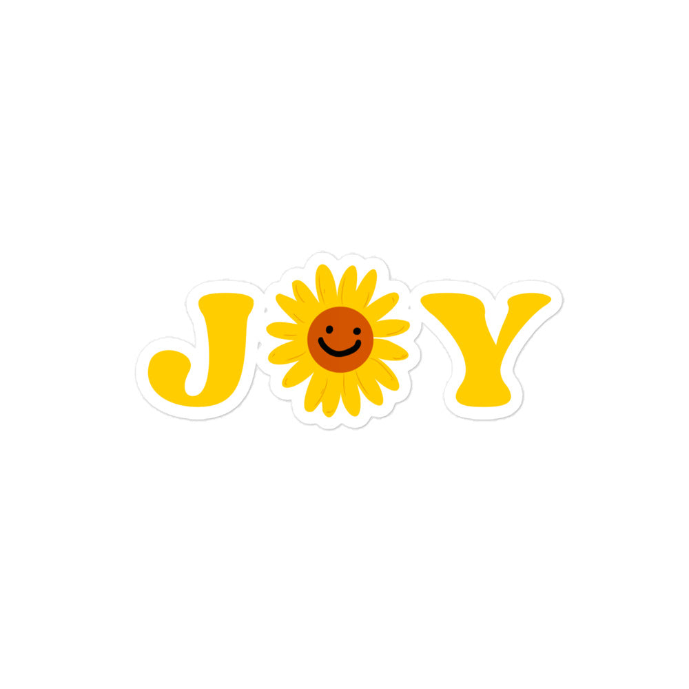 Joy Sunflower Sticker